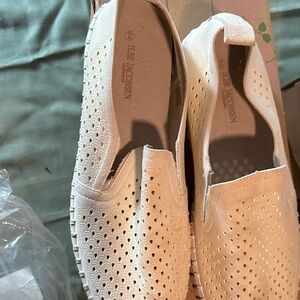 Ilse Jacobsen Beige Perforated Men's Loafers